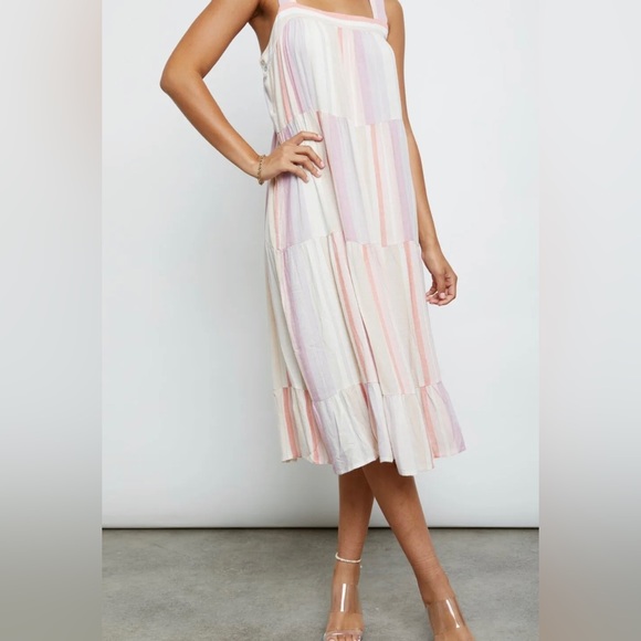 Rails Revolve New Linen Stripe Dress - Picture 4 of 7